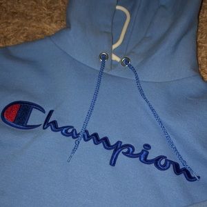 Cropped champion hoodie
